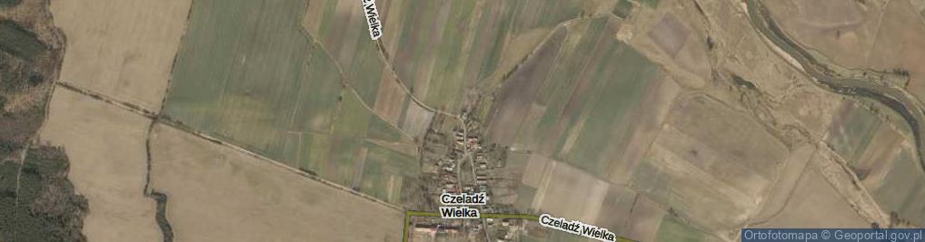 Zdjęcie satelitarne Czeladź Wielka ul.